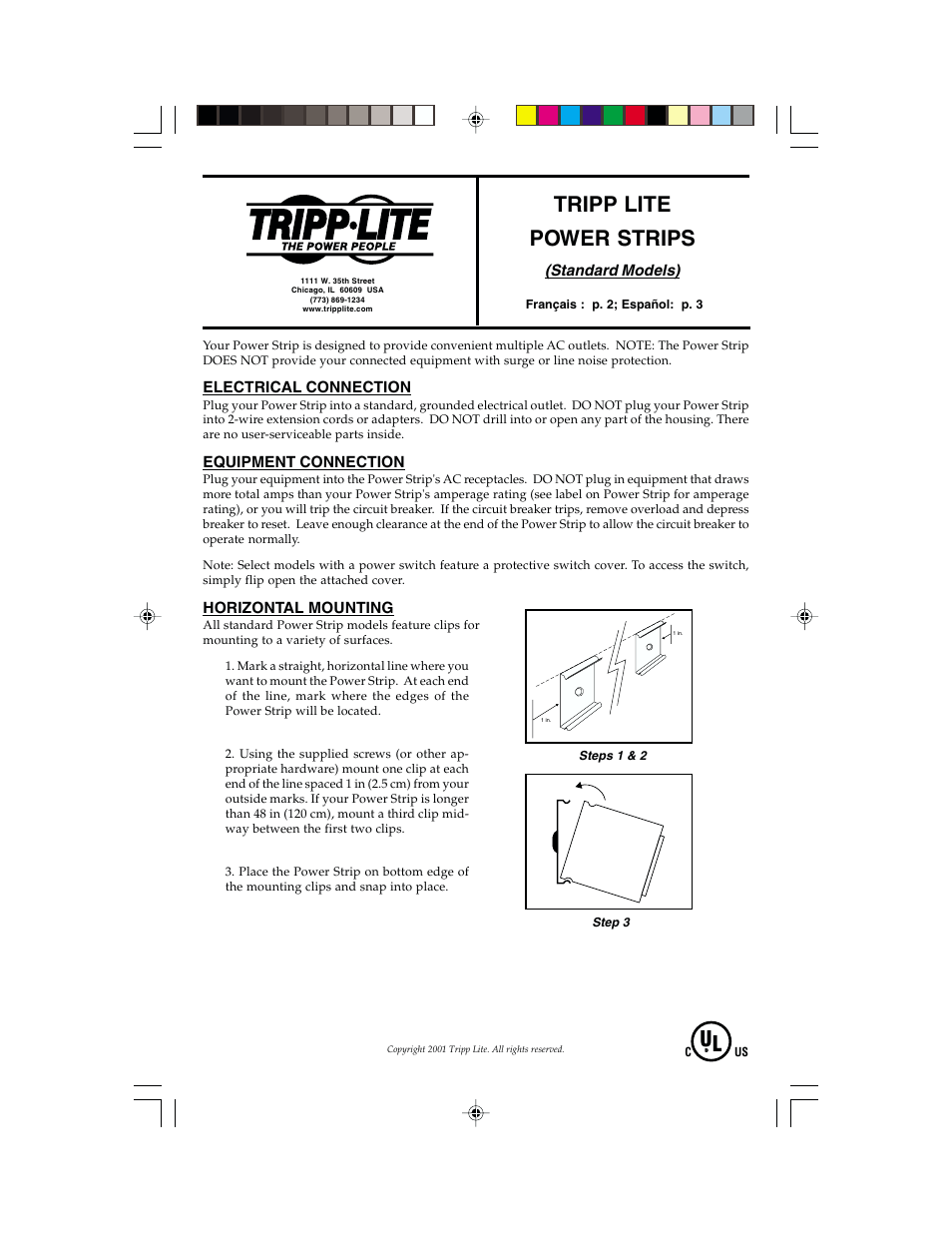 Tripp Lite 93-1990 (200108029) User Manual | 5 pages