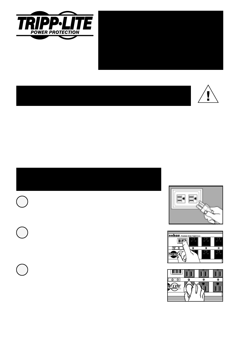 Sécurité installation, Isobar, Ultra, isotel | Isotel, Ultra, Basic operation: p. 4 - 5 safety: p. 2 | Tripp Lite Isotel Ultra User Manual | Page 9 / 12