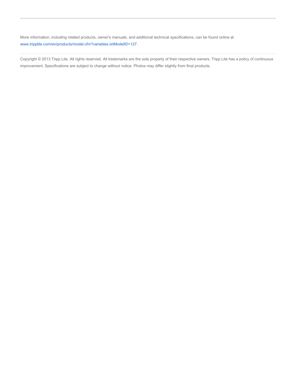 Tripp Lite TR-6FM User Manual | Page 4 / 4