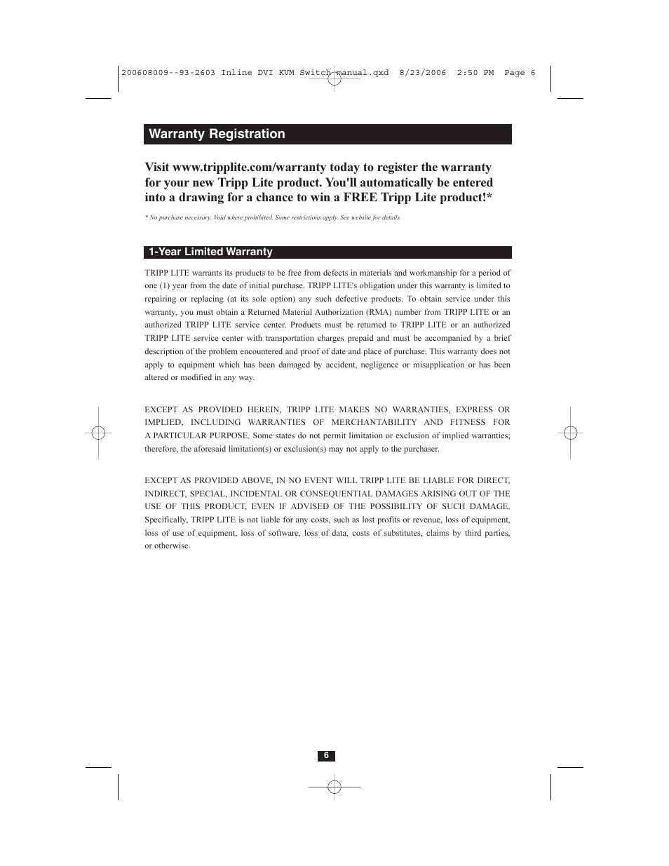 Tripp Lite B036-002-R User Manual | Page 6 / 8