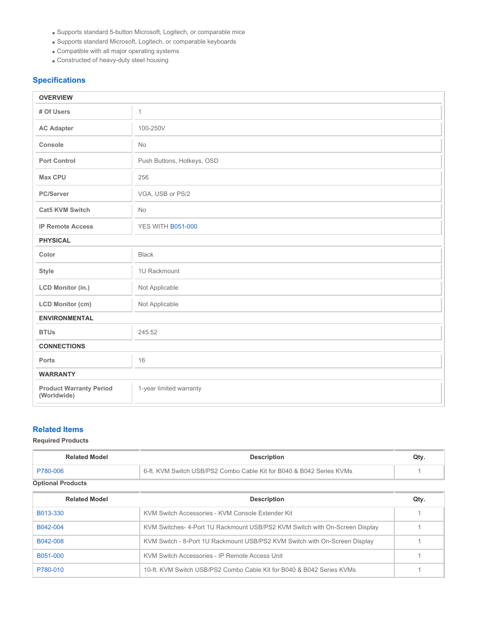 Tripp Lite NetController B040 Series User Manual | Page 2 / 3