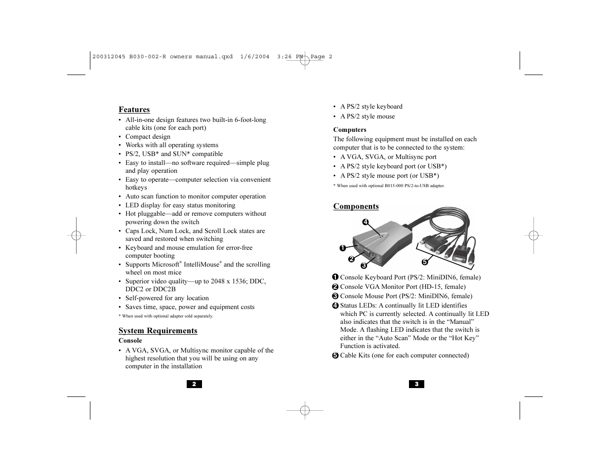 Tripp Lite B030-002-R User Manual | Page 2 / 17
