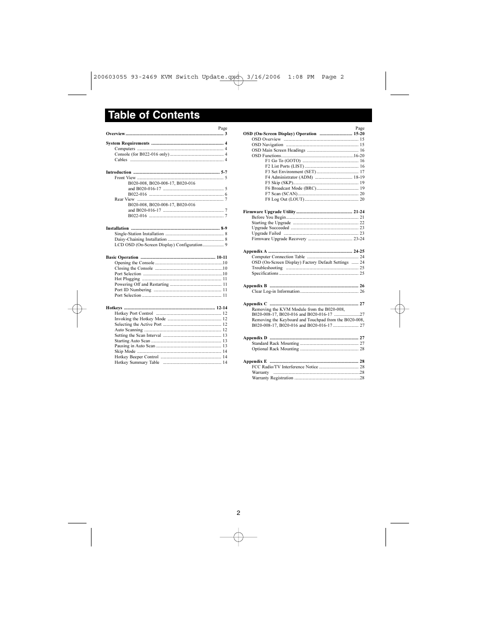 Tripp Lite B020-008-17 User Manual | Page 2 / 29