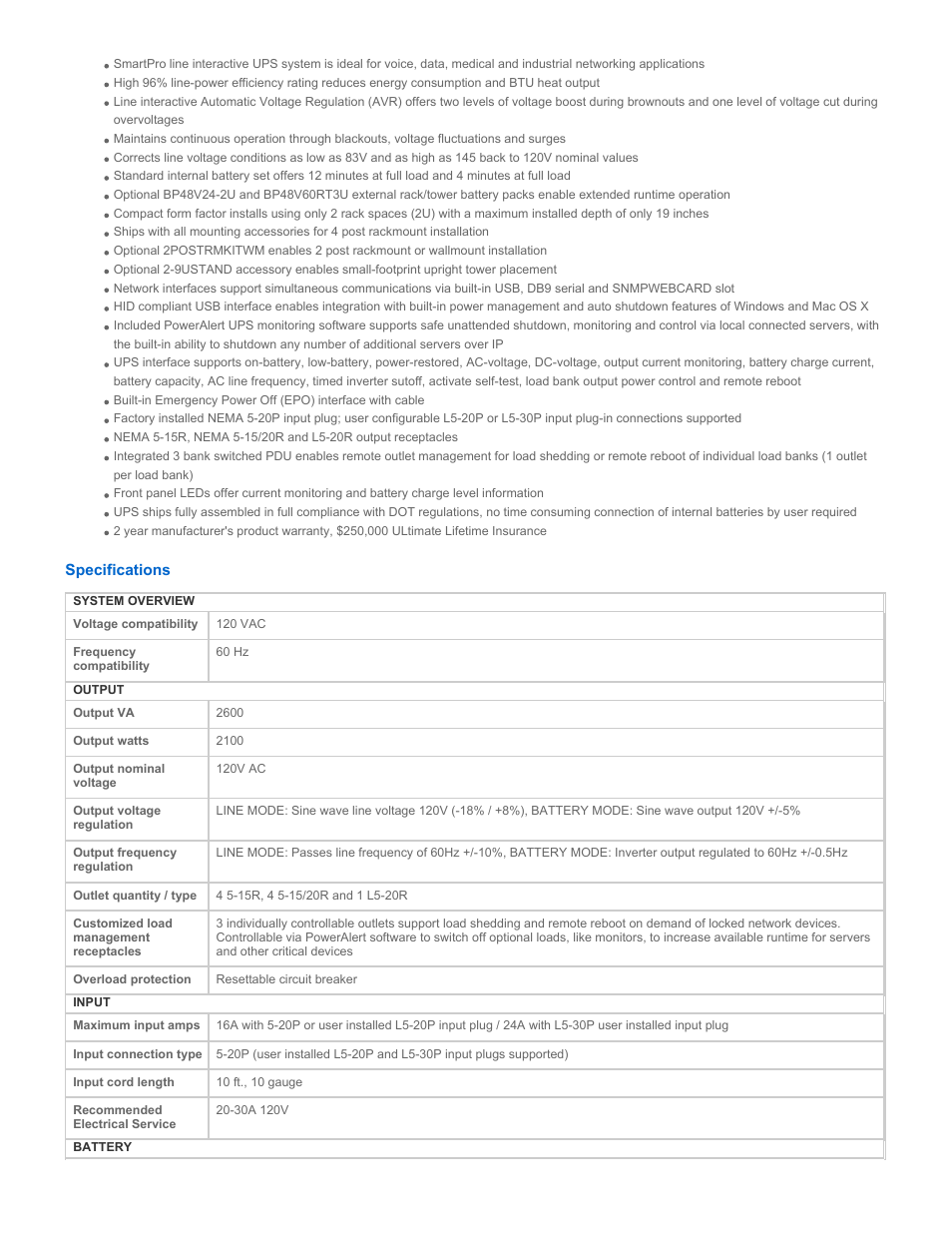 Tripp Lite 1400VA User Manual | Page 2 / 5
