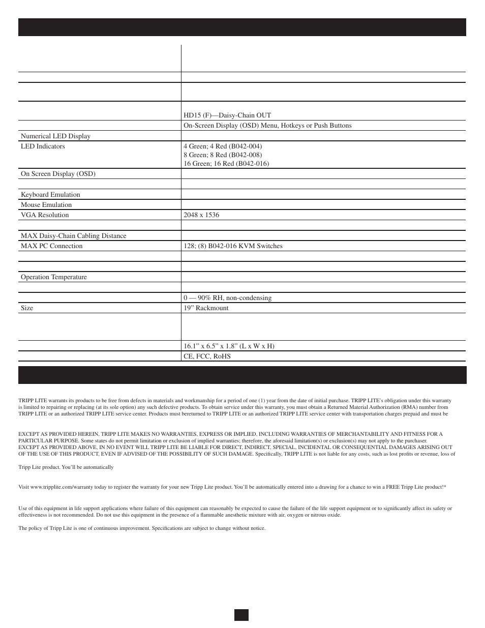 Tripp Lite B042-008 User Manual | Page 11 / 12
