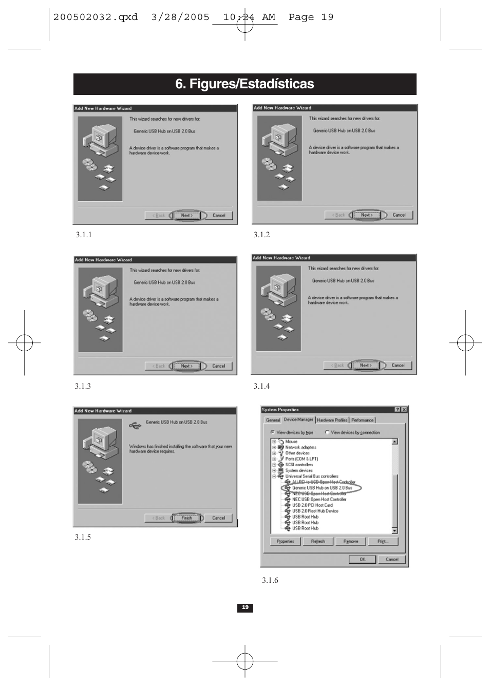 Figures/estadísticas | Tripp Lite U225-004-R User Manual | Page 19 / 20