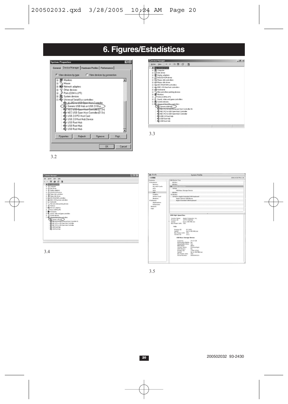 Figures/estadísticas | Tripp Lite U225-004-R User Manual | Page 20 / 20