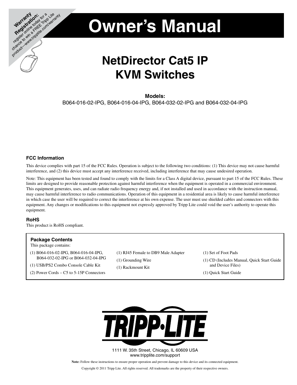 Tripp Lite B064-032-04-IPG User Manual | 81 pages