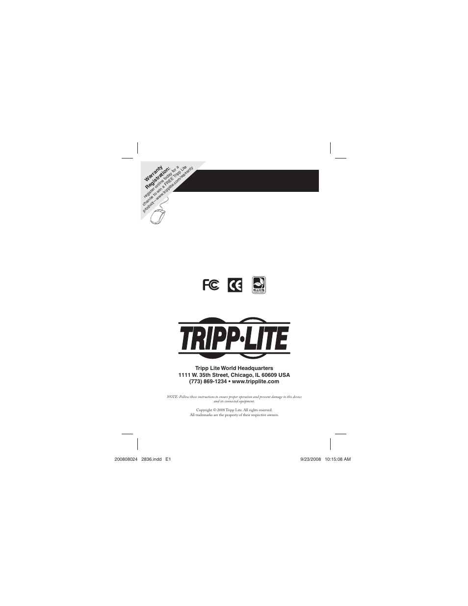 Tripp Lite U224-4R4-R User Manual | 8 pages