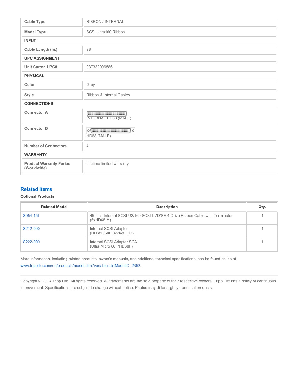 Tripp Lite s212-000 User Manual | Page 2 / 2