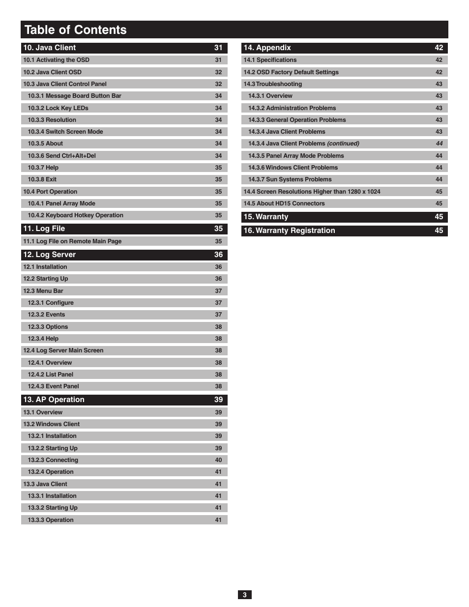 Tripp Lite B020-016-17-IP User Manual | Page 3 / 45