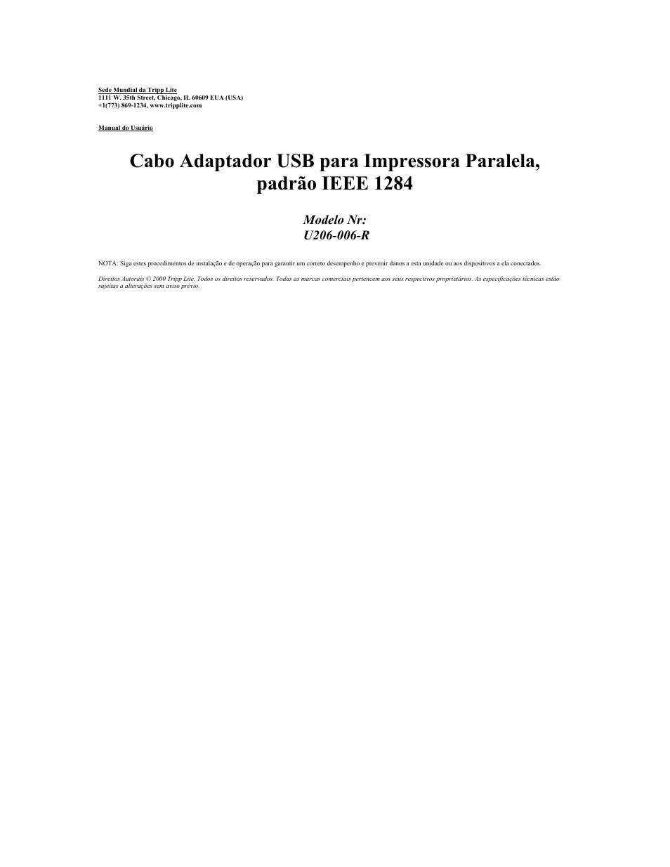 Tripp Lite U206-006-R User Manual | Page 13 / 16