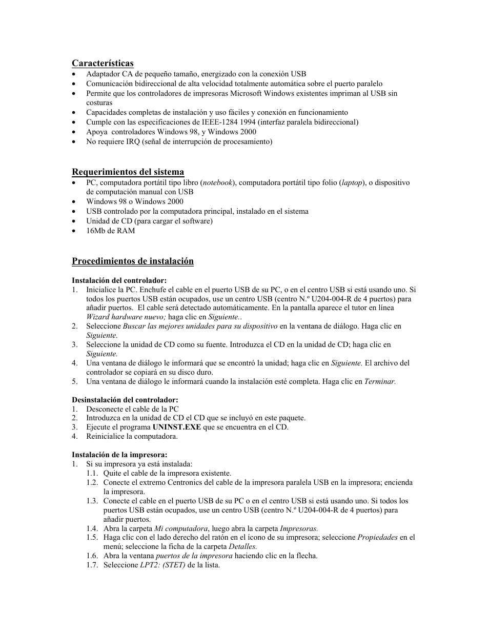 Tripp Lite U206-006-R User Manual | Page 8 / 16