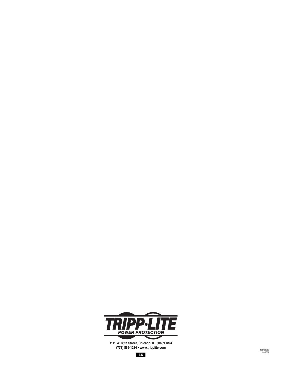 Tripp Lite SURBC2030 User Manual | Page 16 / 16