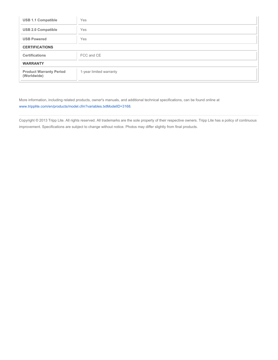 Tripp Lite IN3000WI User Manual | Page 2 / 2