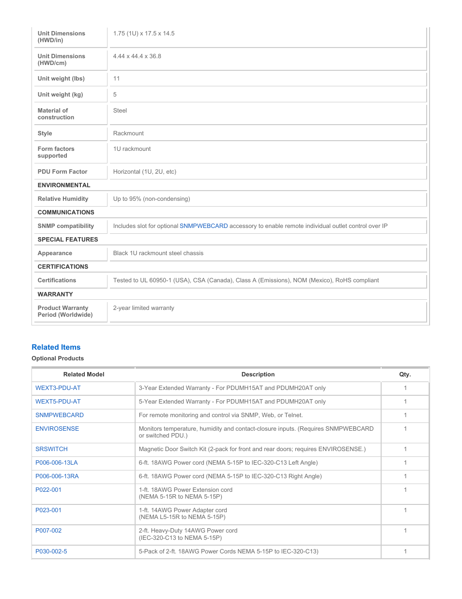 Tripp Lite PDUMH15AT User Manual | Page 3 / 4