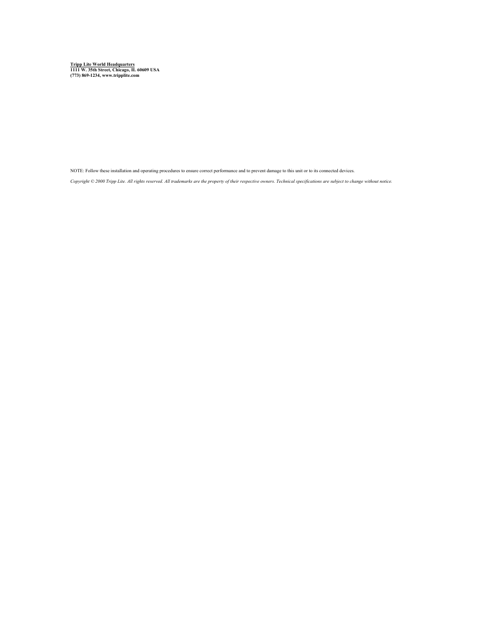 Tripp Lite B005-002-R User Manual | 25 pages