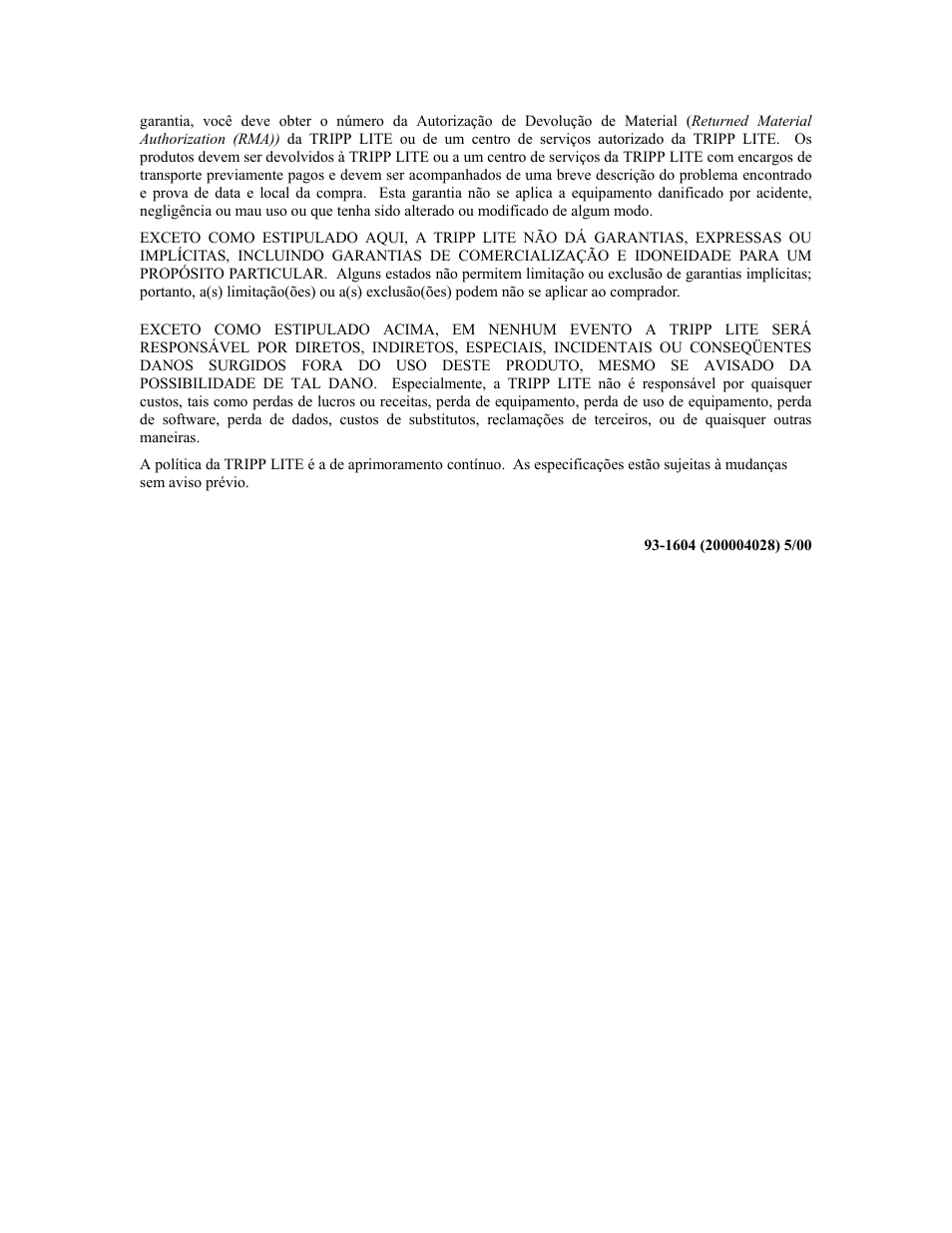 Tripp Lite B005-002-R User Manual | Page 25 / 25