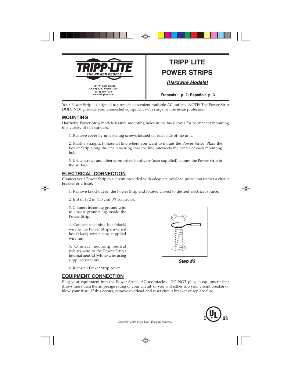 Tripp Lite 93-1819 User Manual | 5 pages