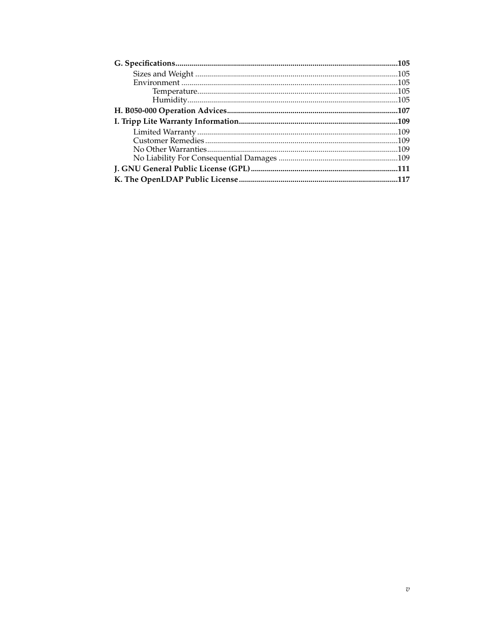 Tripp Lite B050-000 User Manual | Page 5 / 126