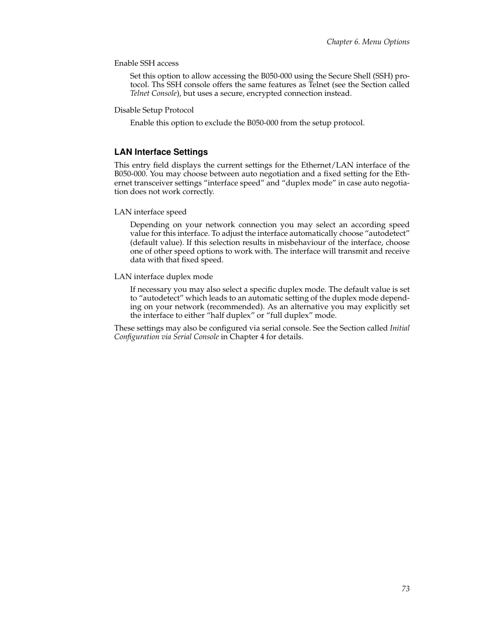 Lan interface settings, Dynamic dns | Tripp Lite B050-000 User Manual | Page 81 / 126