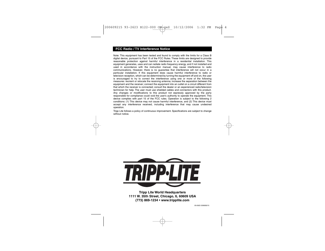 Tripp Lite HDMI Extender B122-000 User Manual | Page 3 / 3