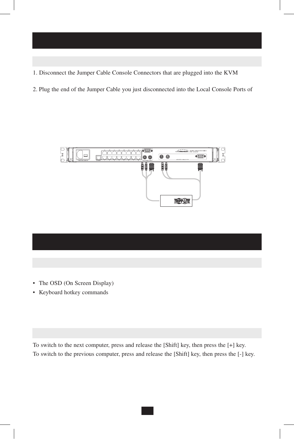 Installation, Operation | Tripp Lite NetCommander B070-008-19 User Manual | Page 10 / 24
