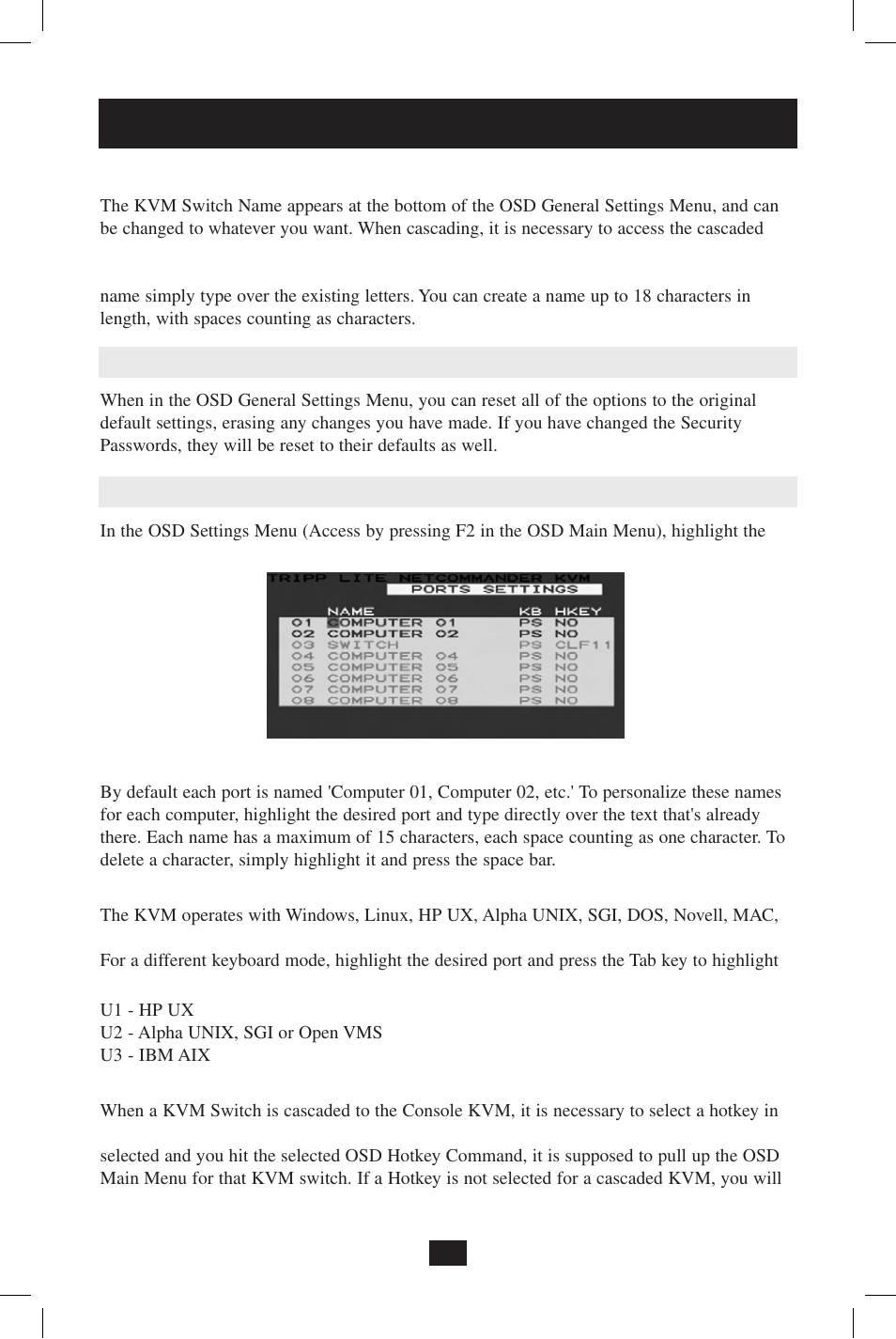 Operation | Tripp Lite NetCommander B070-008-19 User Manual | Page 14 / 24