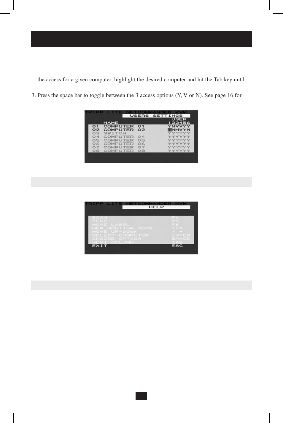 Operation | Tripp Lite NetCommander B070-008-19 User Manual | Page 17 / 24