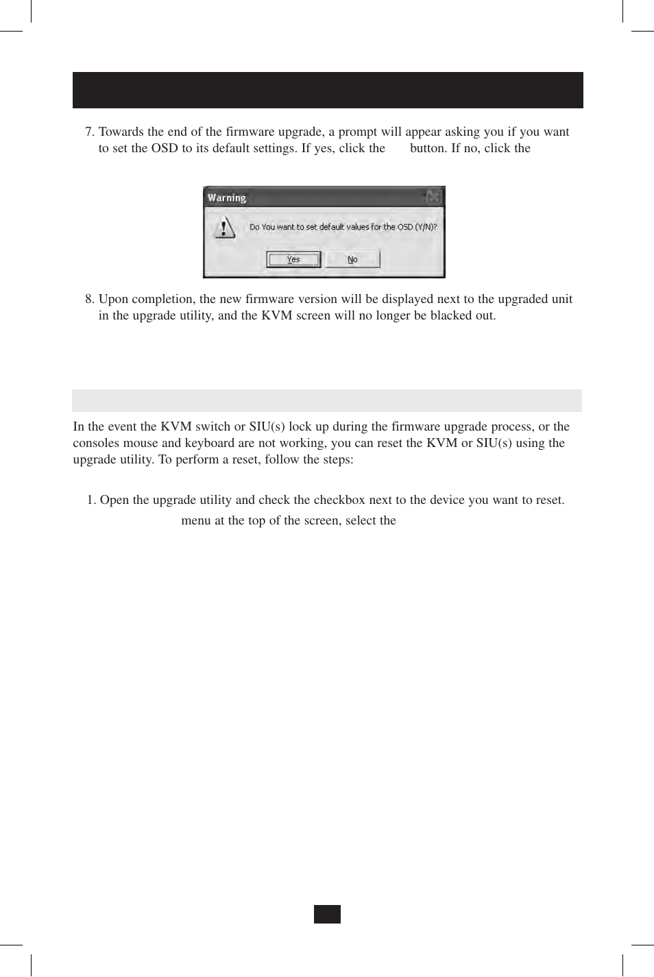 Firmware upgrade | Tripp Lite NetCommander B070-008-19 User Manual | Page 21 / 24