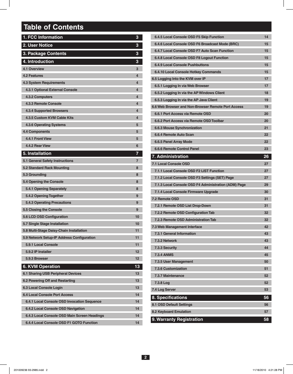 Tripp Lite B020-U08-19-IP User Manual | Page 2 / 59