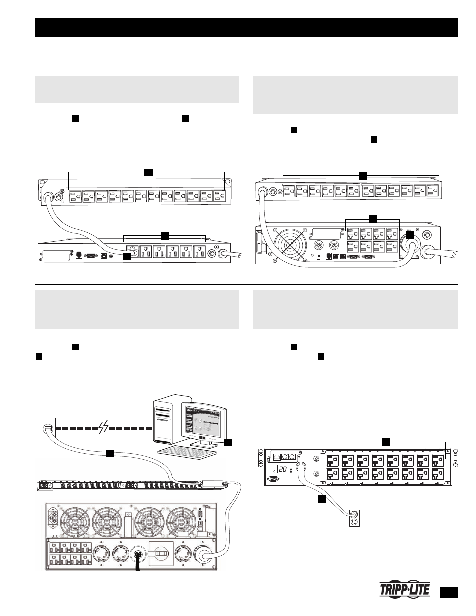 Pdu application diagrams | Tripp Lite 200803016 95-2924 User Manual | Page 3 / 8
