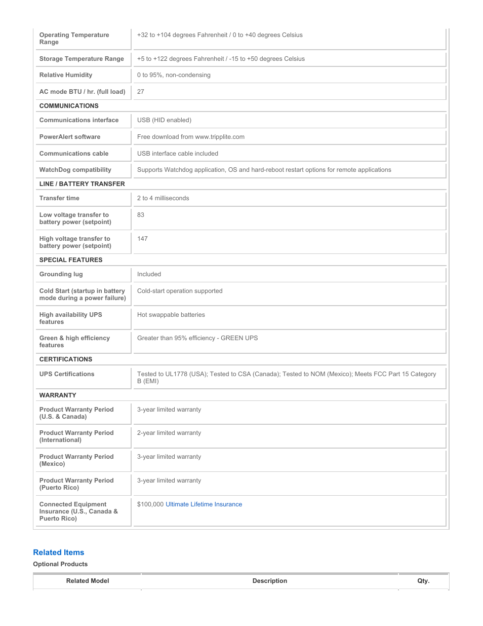 Tripp Lite AVR750U User Manual | Page 4 / 5