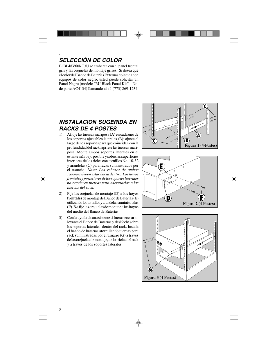 Df e | Tripp Lite BP48V60RT3U User Manual | Page 6 / 12
