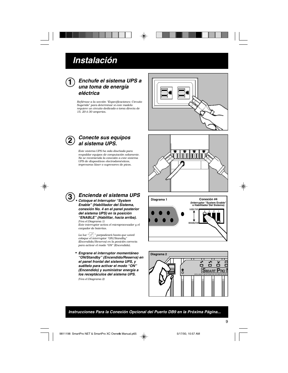 Instalación | Tripp Lite 1250-3000 VA User Manual | Page 9 / 20