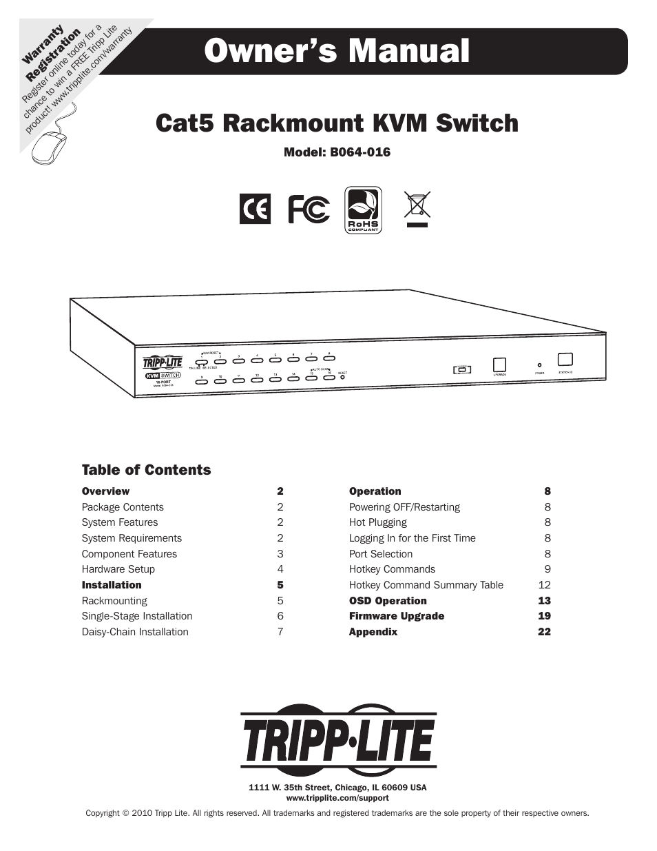 Tripp Lite B064-016 User Manual | 24 pages