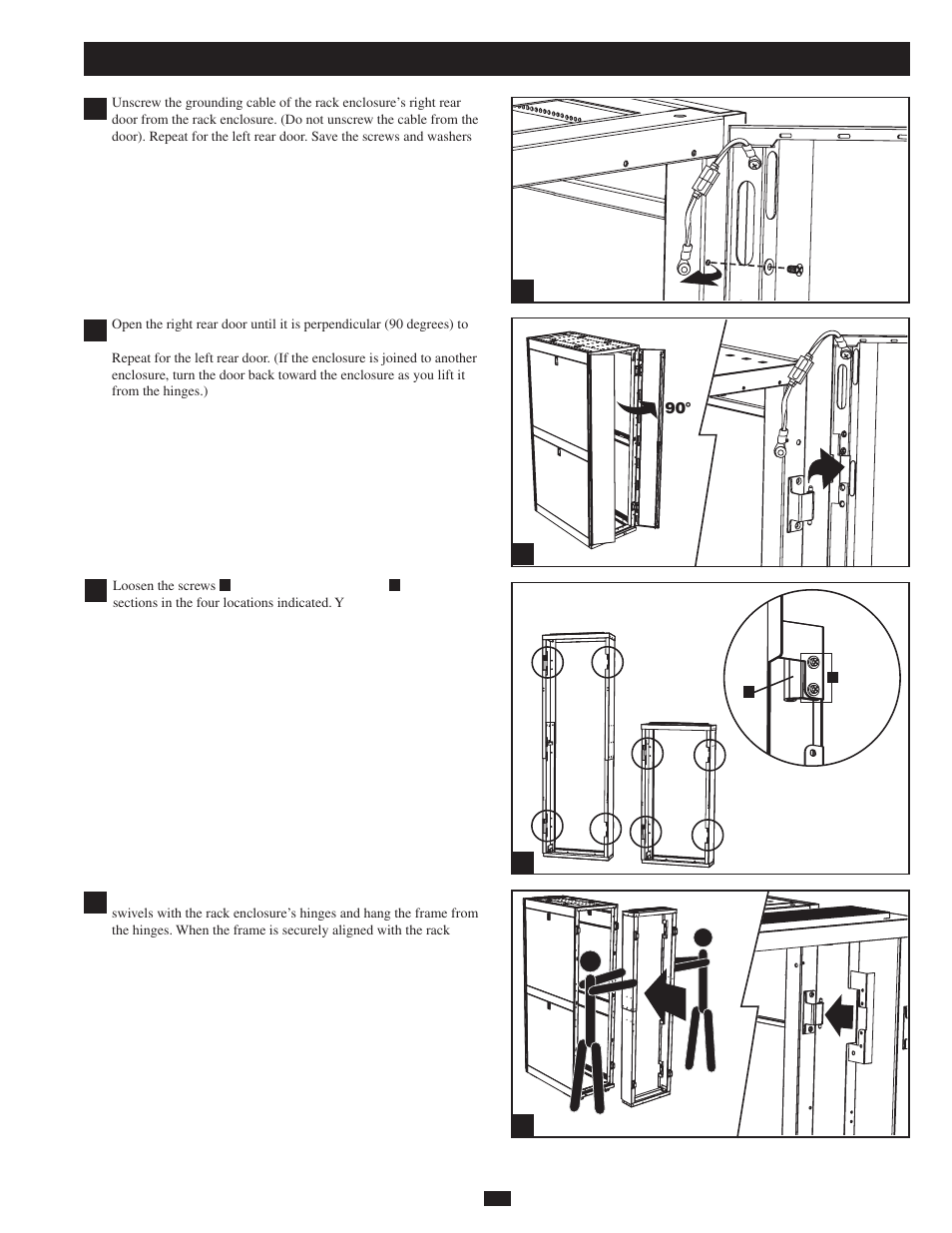 2 – fixation du cadre | Tripp Lite SREXTENDER User Manual | Page 5 / 7