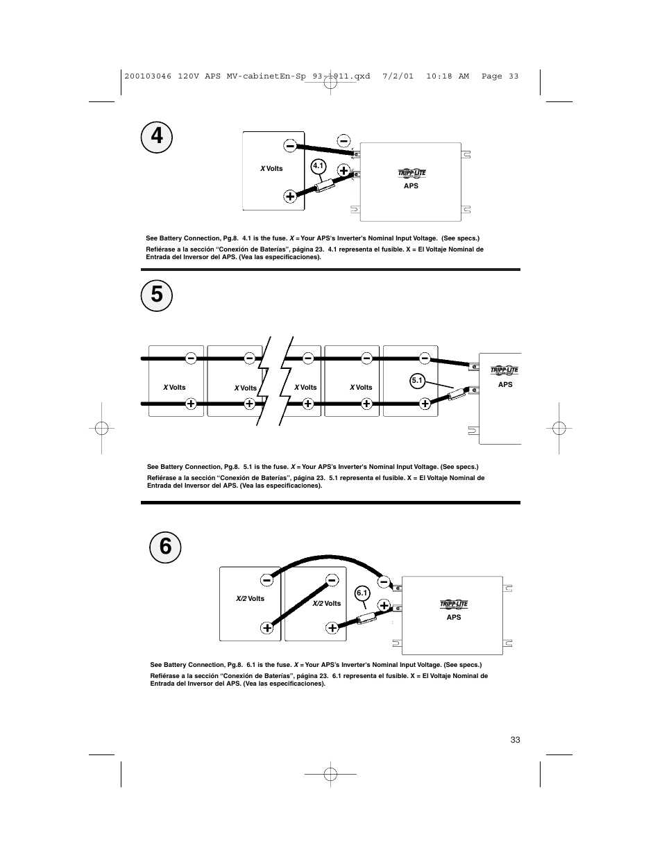 Tripp Lite APS PowerVerter User Manual | Page 33 / 36