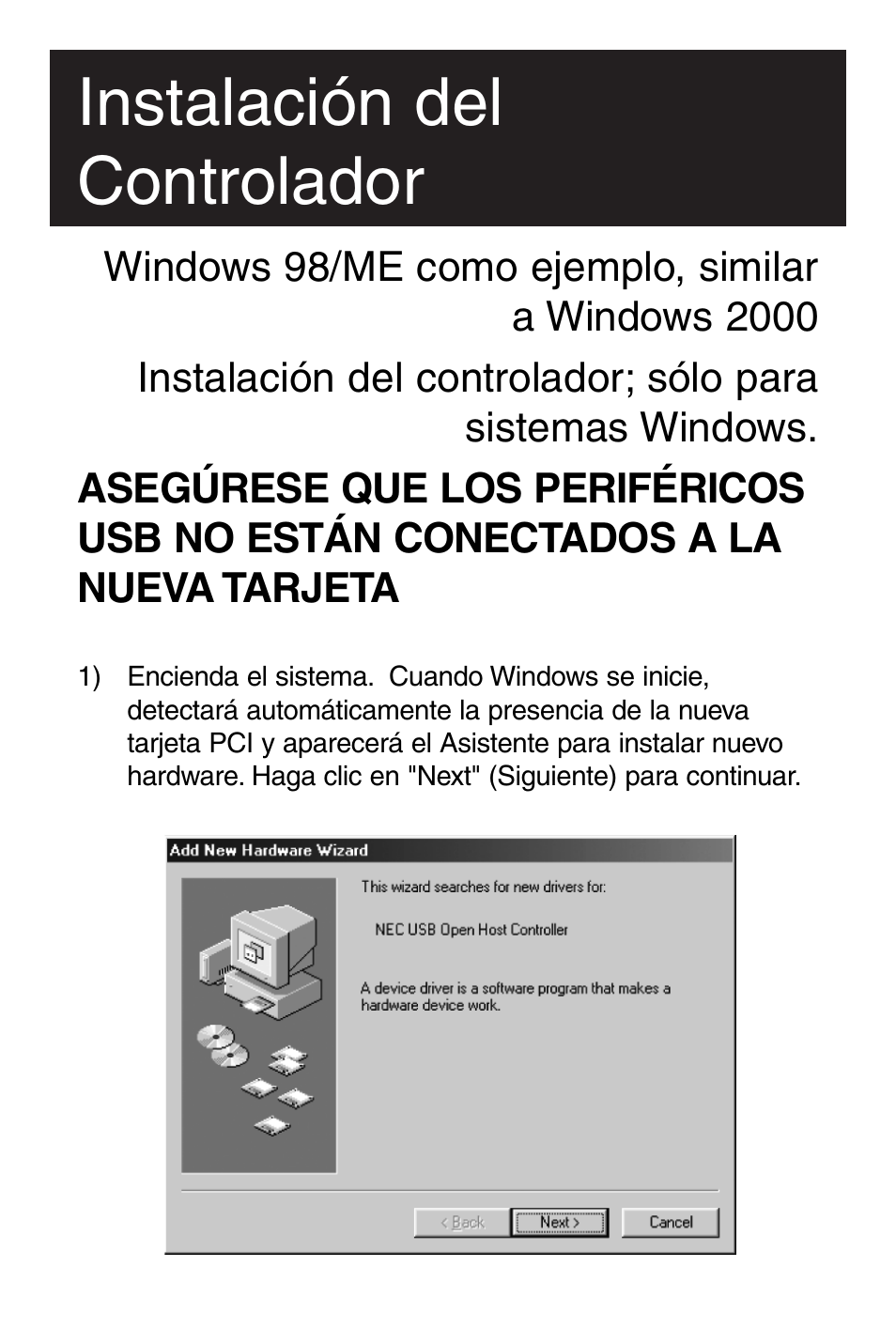 Instalación del controlador | Tripp Lite U234-005-R User Manual | Page 17 / 60