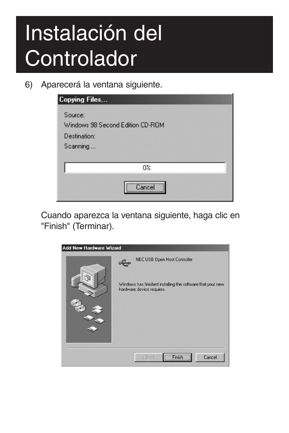 Instalación del controlador | Tripp Lite U234-005-R User Manual | Page 20 / 60