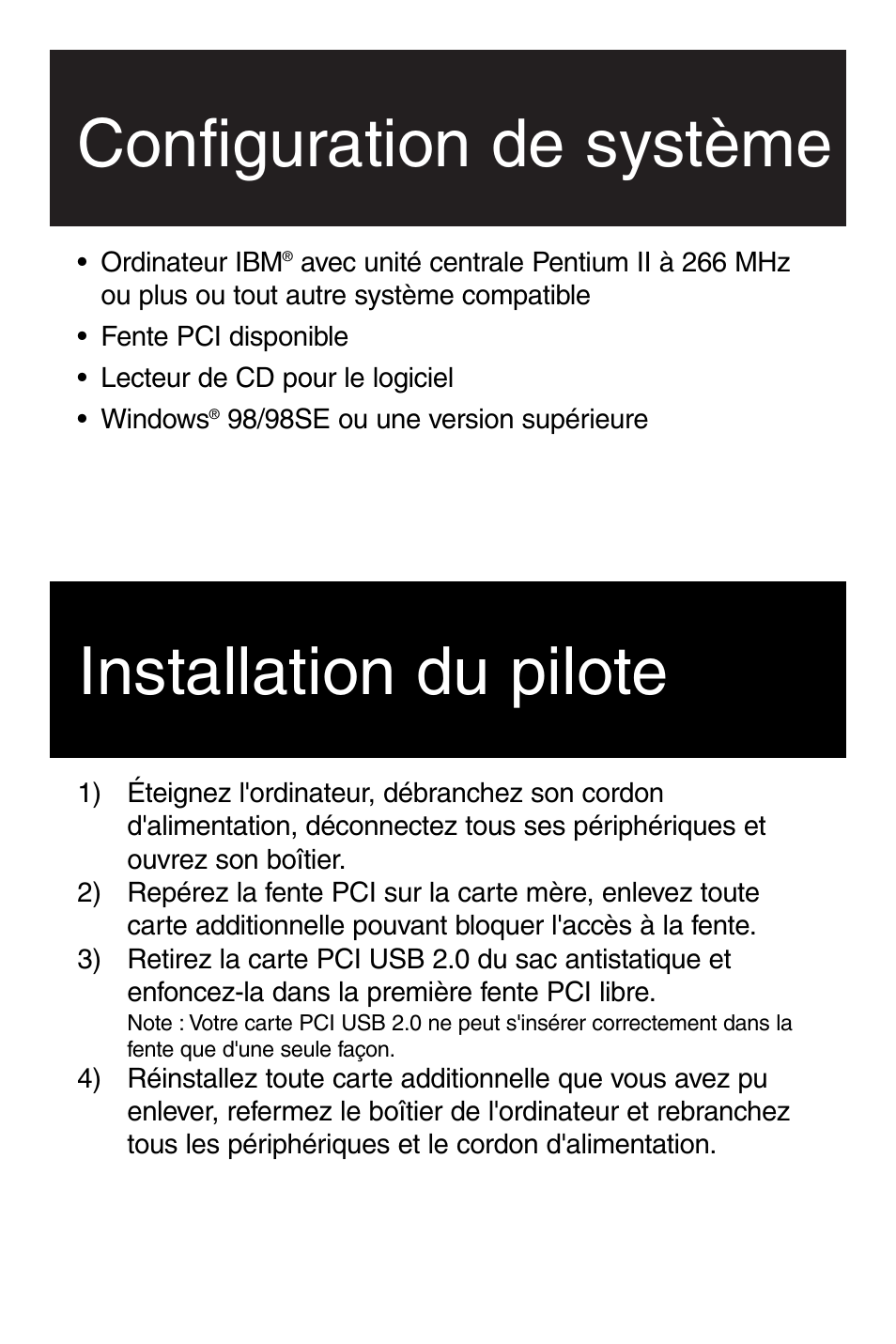 Configuration de système, Installation du pilote | Tripp Lite U234-005-R User Manual | Page 28 / 60