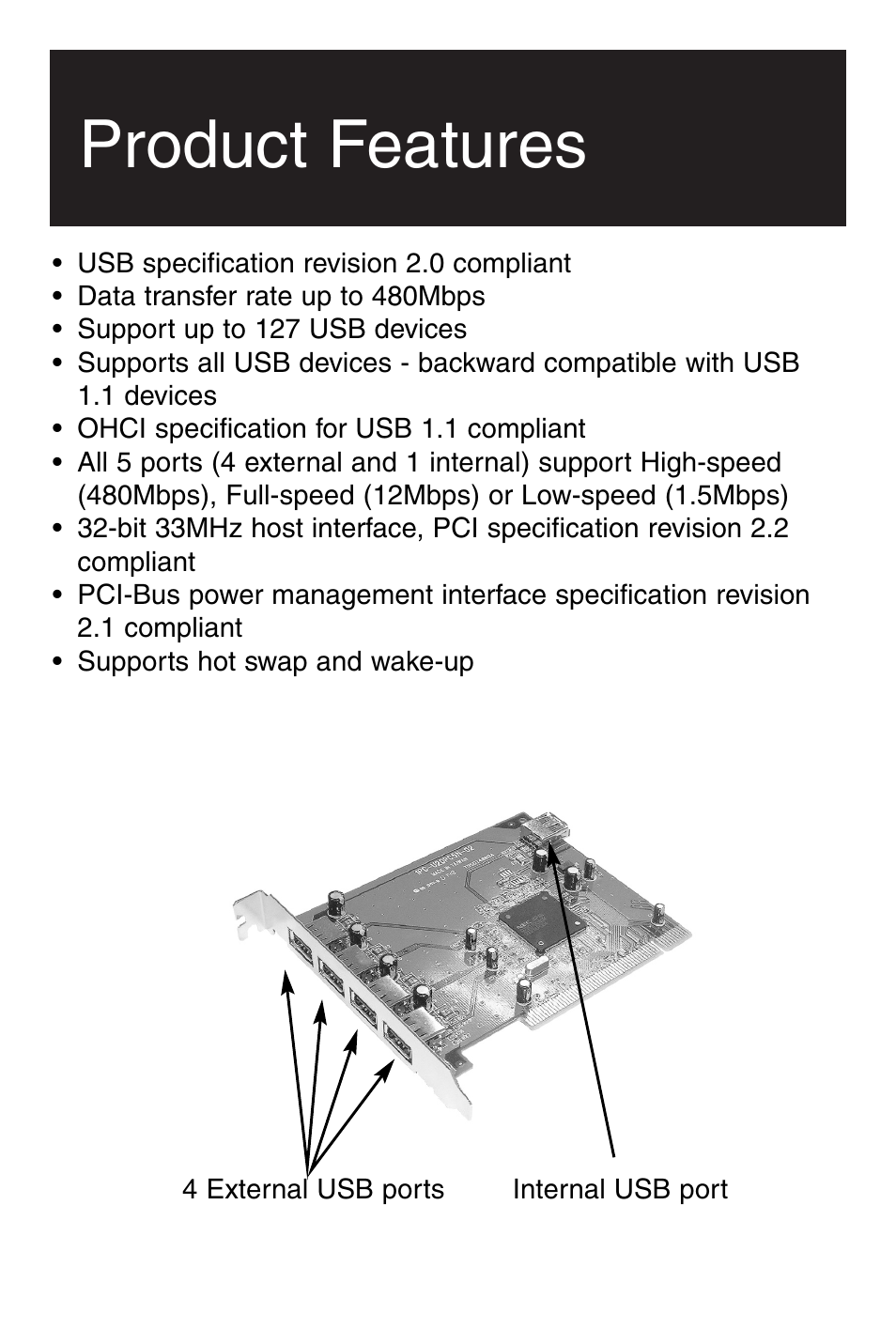 Product features | Tripp Lite U234-005-R User Manual | Page 3 / 60
