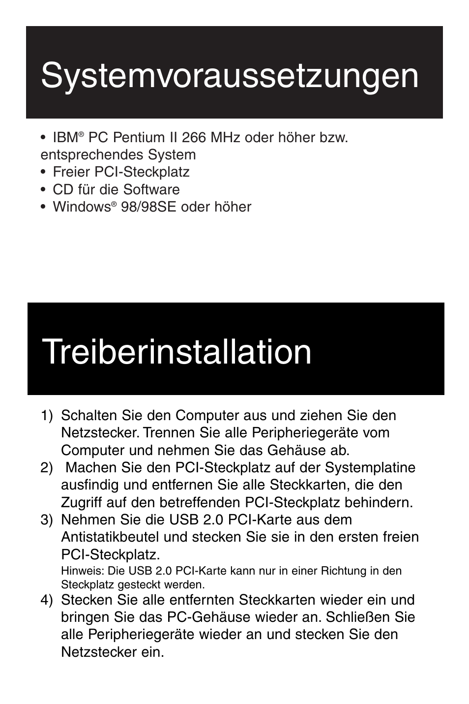 Systemvoraussetzungen treiberinstallation | Tripp Lite U234-005-R User Manual | Page 40 / 60