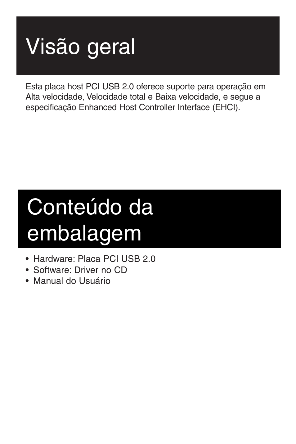 Visão geral conteúdo da embalagem | Tripp Lite U234-005-R User Manual | Page 50 / 60