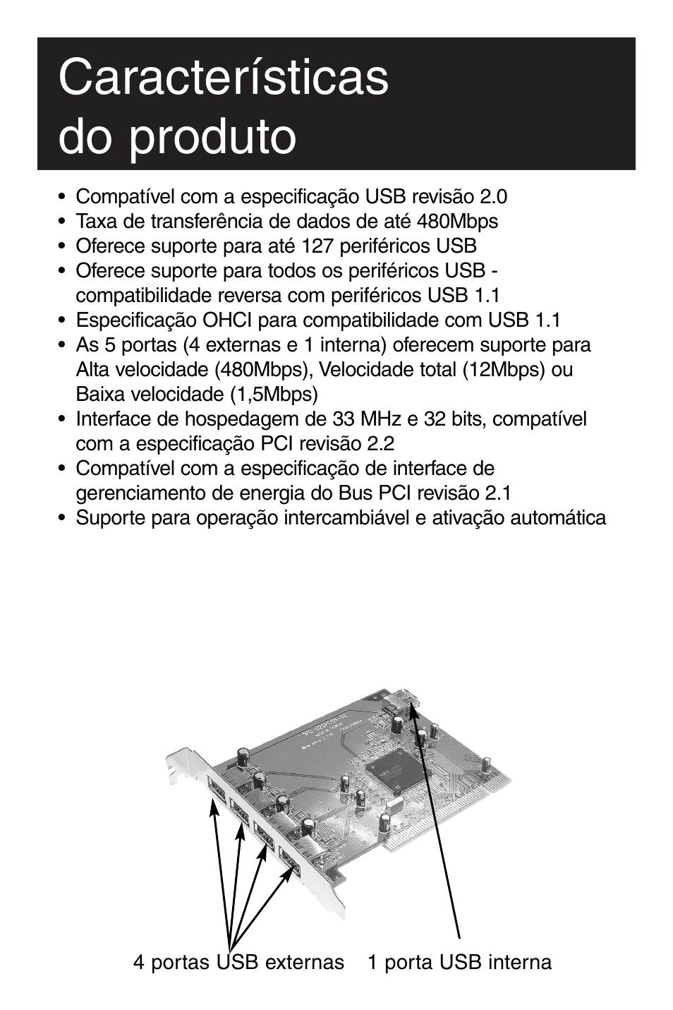 Características do produto | Tripp Lite U234-005-R User Manual | Page 51 / 60