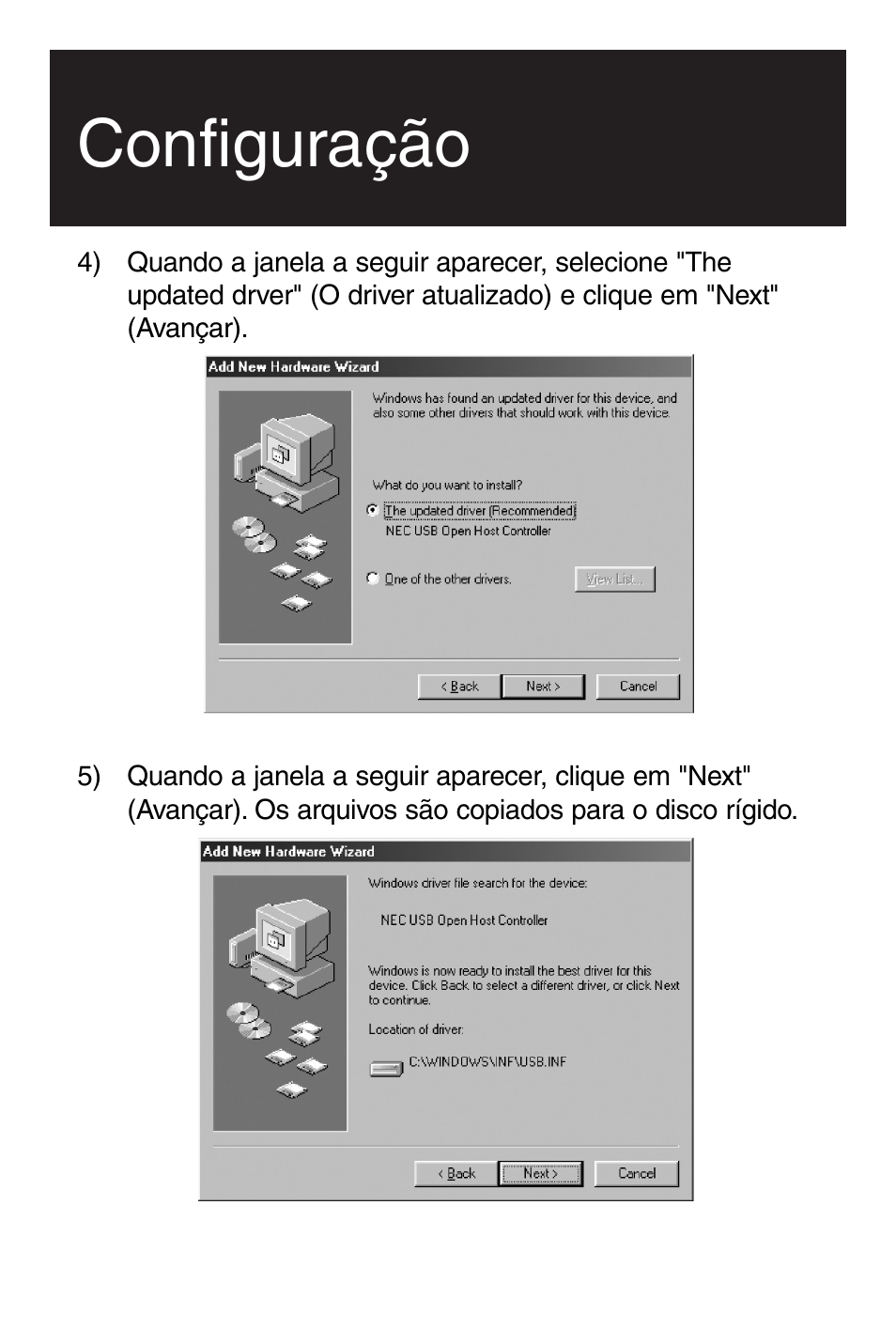 Configuração | Tripp Lite U234-005-R User Manual | Page 55 / 60
