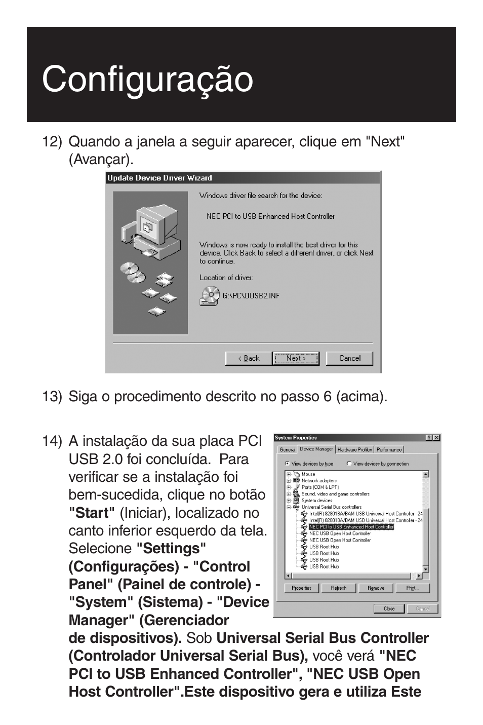 Configuração | Tripp Lite U234-005-R User Manual | Page 59 / 60