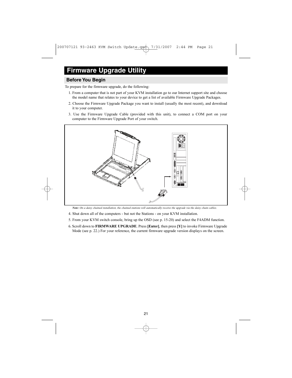 Firmware upgrade utility | Tripp Lite B022-016 User Manual | Page 21 / 28