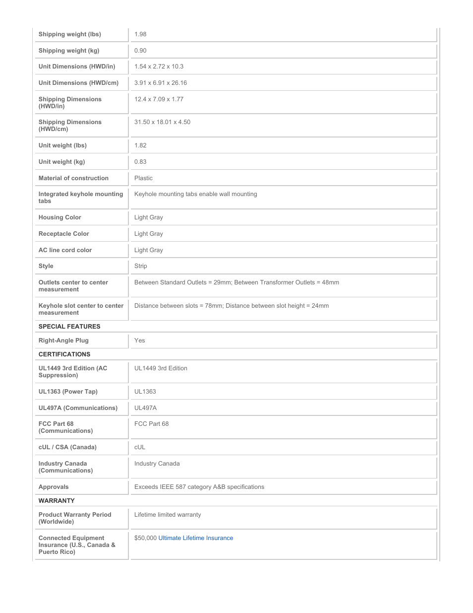 Tripp Lite SUPER6TEL12 User Manual | Page 3 / 4