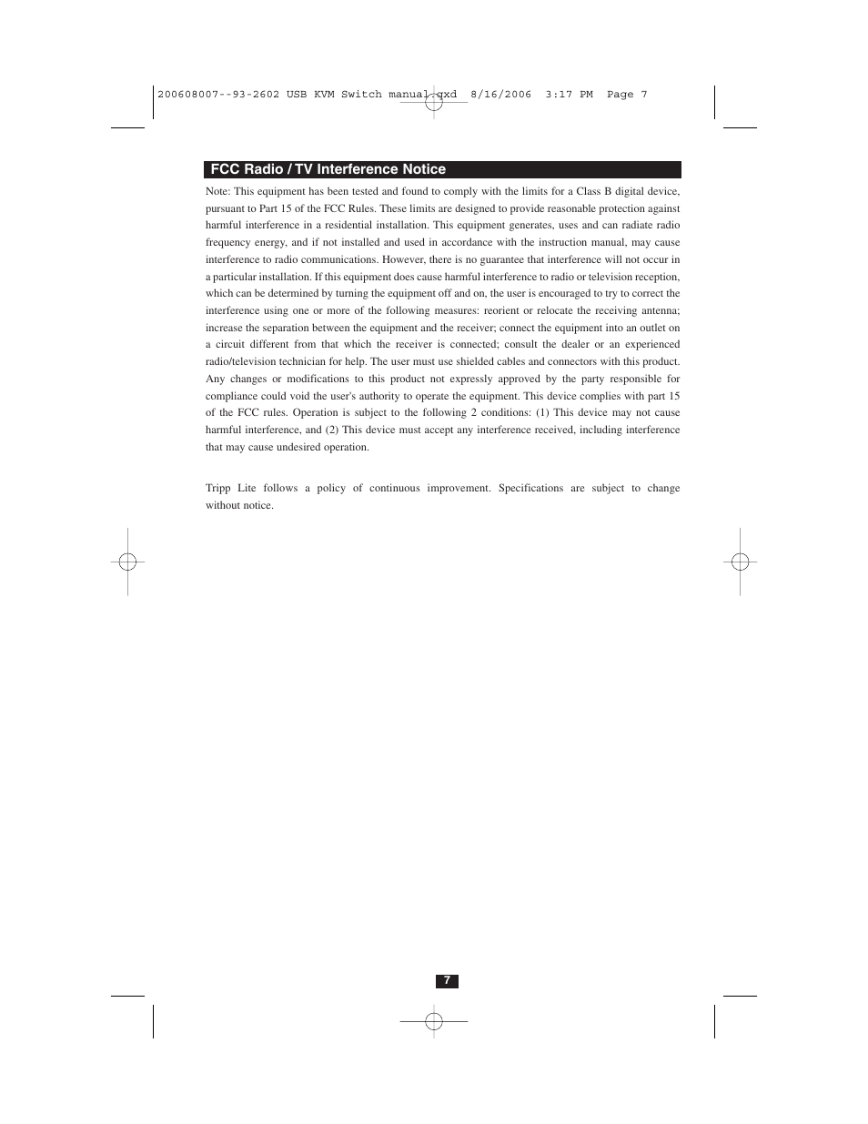 Tripp Lite B034-102-R User Manual | Page 7 / 8